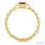 Oval Shape Curb & Cuban East-West Gemstone & Halo Diamond Ring