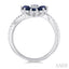 Blossom Pear Shape Gemstone & Diamond Ring