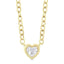 Petite Bezel Solitaire Necklace