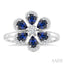 Blossom Pear Shape Gemstone & Diamond Fashion Ring