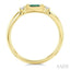 East-West Gemstone & Diamond Fashion Ring