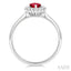 Marquise Shape Gemstone & Halo Diamond Ring