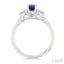 Emerald Shape Gemstone & Diamond Ring