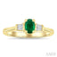 Oval Shape Gemstone & Diamond Ring
