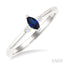 Marquise Shape Gemstone & Petite Diamond Fashion Ring