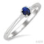 Oval Shape Gemstone & Petite Diamond Fashion Ring