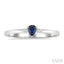 Pear Shape Gemstone & Petite Diamond Fashion Ring