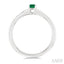 Emerald Shape Gemstone Solitaire Ring