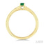 Emerald Shape Gemstone Solitaire Ring