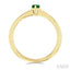 Pear Shape Gemstone Solitaire Ring