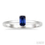 Emerald Shape Gemstone Solitaire Ring