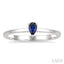 Pear Shape Gemstone Solitaire Ring