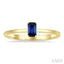 Emerald Shape Gemstone Solitaire Ring