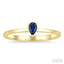 Pear Shape Gemstone Solitaire Ring