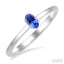 Oval Shape Gemstone Solitaire Ring