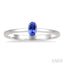 Oval Shape Gemstone Solitaire Ring