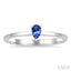 Pear Shape Gemstone Solitaire Ring