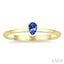 Pear Shape Gemstone Solitaire Ring