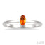 Oval Shape Gemstone Solitaire Ring