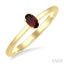 Oval Shape Gemstone Solitaire Ring