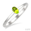 Oval Shape Gemstone Solitaire Ring