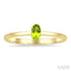 Oval Shape Gemstone Solitaire Ring