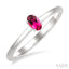 Oval Shape Gemstone Solitaire Ring