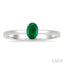 Oval Shape Gemstone Solitaire Ring