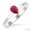 Pear Shape Gemstone Solitaire Ring