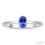 Oval Shape Gemstone Solitaire Ring