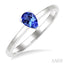 Pear Shape Gemstone Solitaire Ring