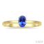 Oval Shape Gemstone Solitaire Ring