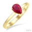 Pear Shape Gemstone Solitaire Ring