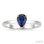 Pear Shape Gemstone Solitaire Ring