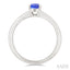 Oval Shape Gemstone Solitaire Ring