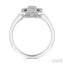 Emerald Shape Gemstone & Diamond Fusion Ring