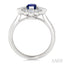 Emerald Shape Art Deco Gemstone & Diamond Fashion Ring