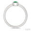 Oval Shape Gemstone Solitaire Ring