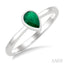 Pear Shape Gemstone Solitaire Ring