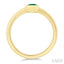 Emerald Shape Gemstone Solitaire Ring