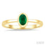 Oval Shape Gemstone Solitaire Ring