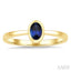 Oval Shape Gemstone Solitaire Ring