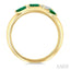 Marquise Shape Gemstone & Diamond Fashion Band
