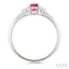 Oval Shape Gemstone & Diamond Ring