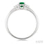 Oval Shape Gemstone & Diamond Ring