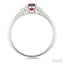 Oval Shape Gemstone & Diamond Ring