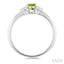 Oval Shape Gemstone & Diamond Ring