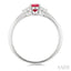 Oval Shape Gemstone & Diamond Ring
