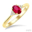 Oval Shape Gemstone & Diamond Ring