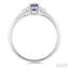 Oval Shape Gemstone & Diamond Ring